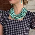 Turquoise Beaded Colar Necklace