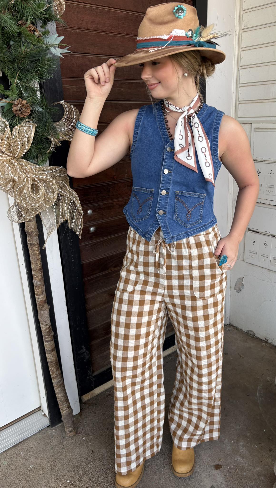 Pardon Me Ma'am Denim Vest