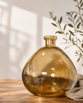 Amber Glass Vase