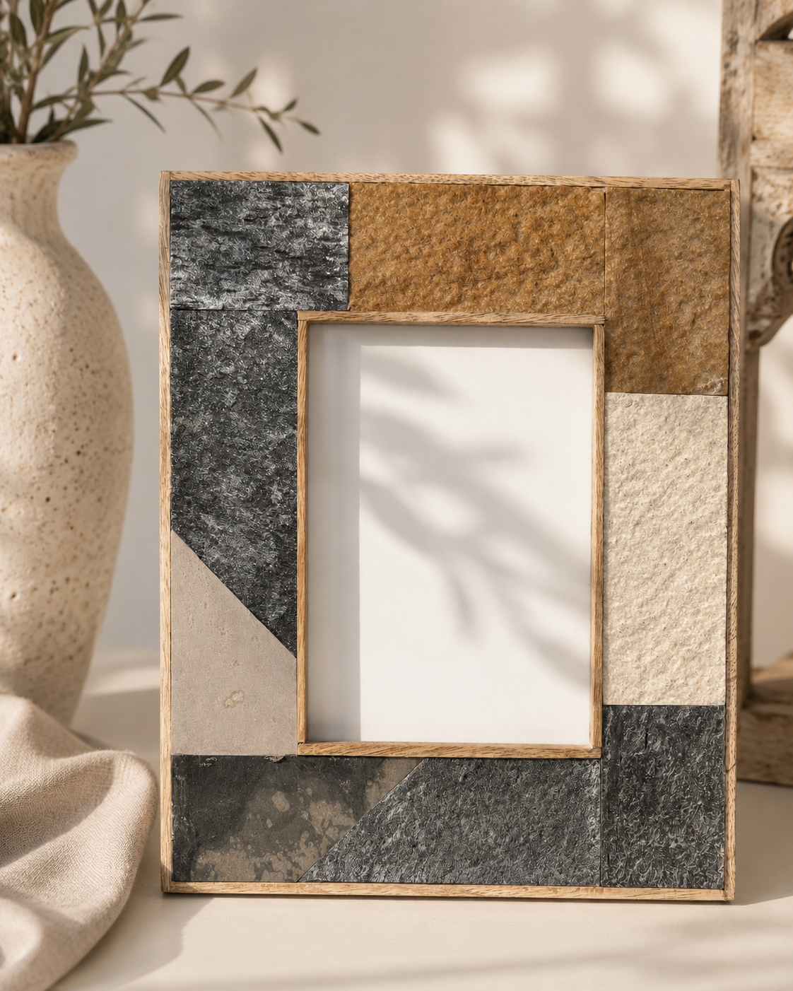 5x7 Stone picture frame