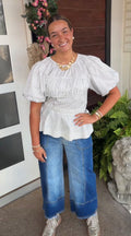 Black & White Striped Blouse