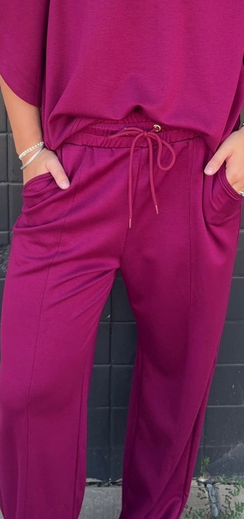 Burgundy Pant