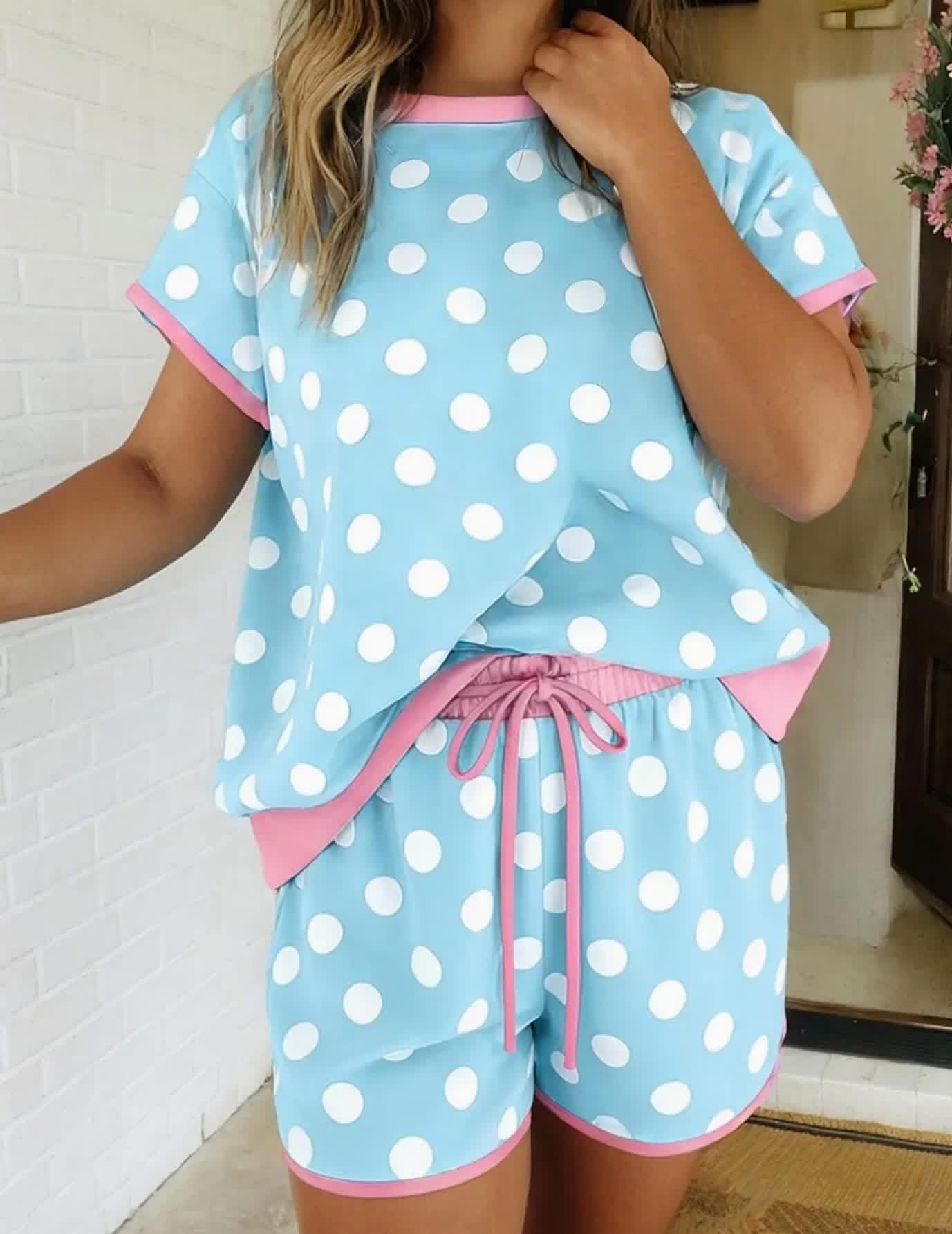 Polka Dot Lounge Set