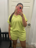 Lime Green Lounge Set
