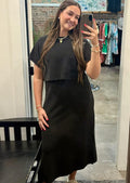 Black Midi Dress