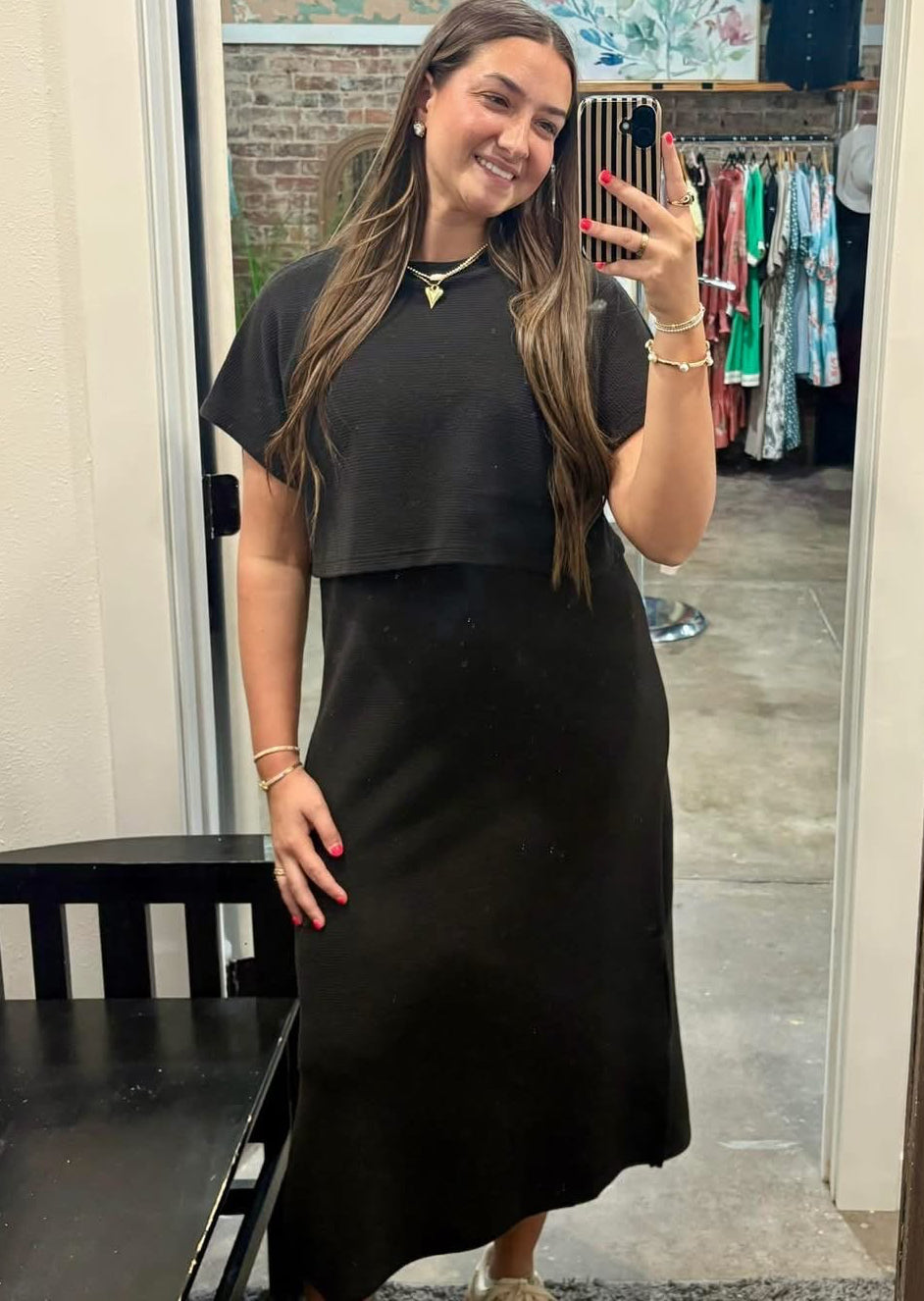 Black Midi Dress