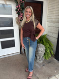 Button Fly Straight Leg Jeans
