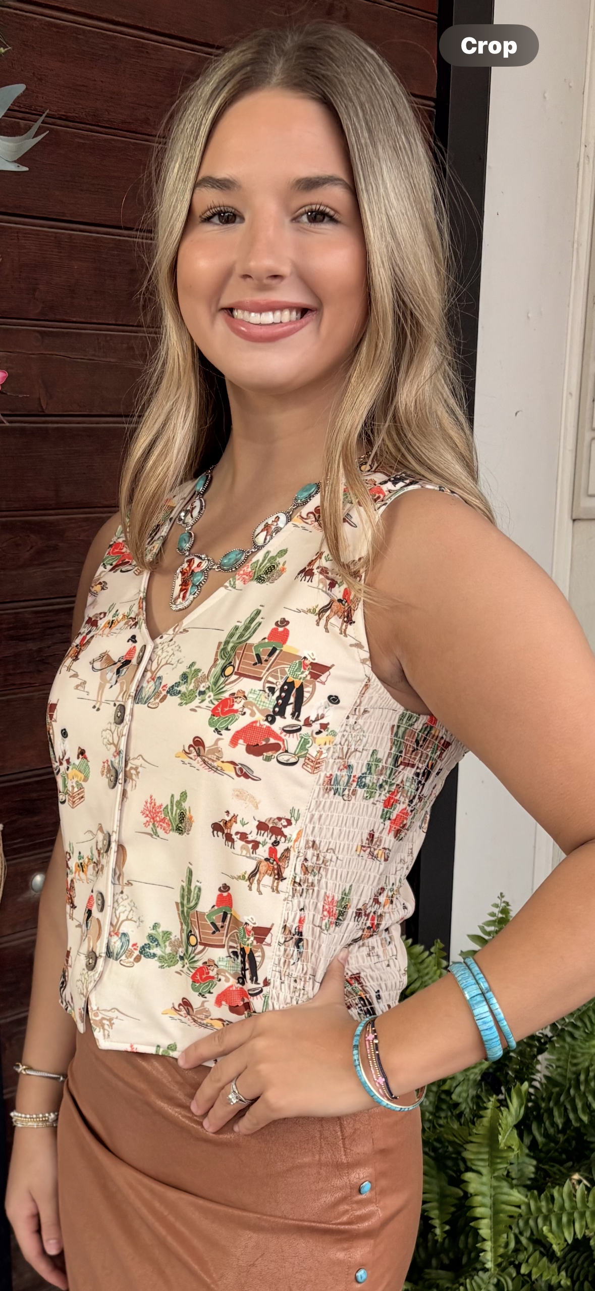 Vintage Western Vest