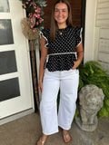 Polka dot top