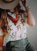 Western Brand Print Tee