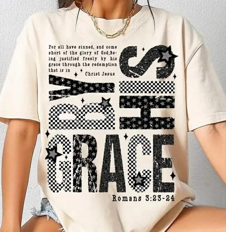 By His Grace Graphic Tee