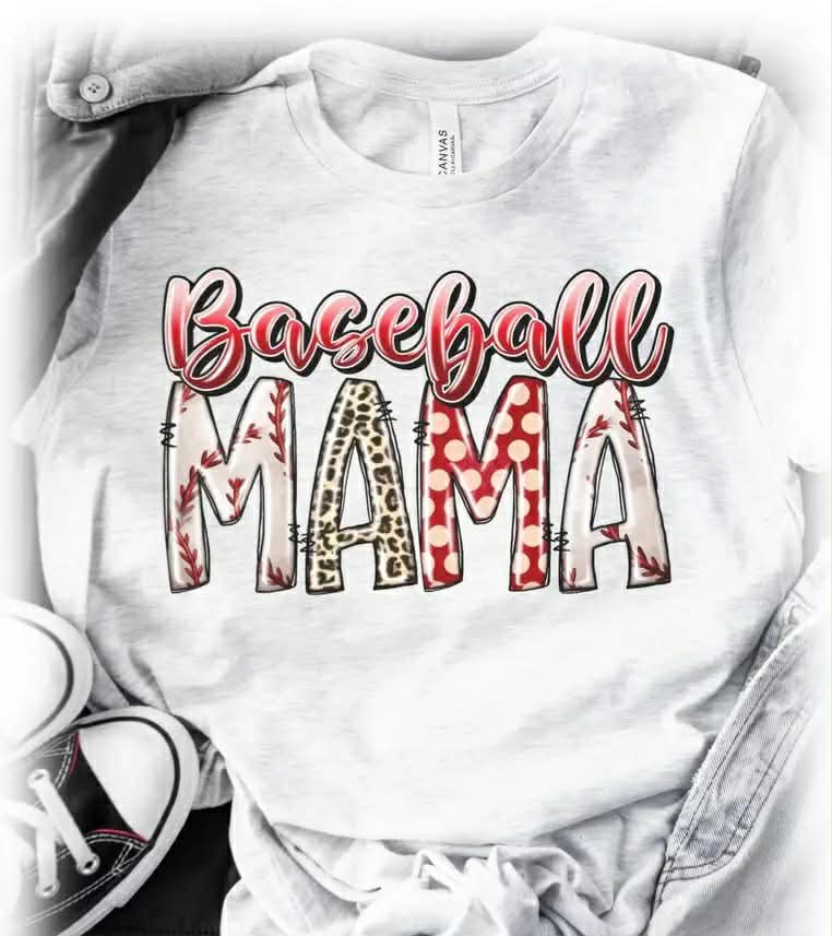 Baseball Mama Graphic Tee